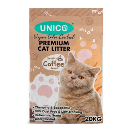 رمل البنتونت للقطط برائحة كافي